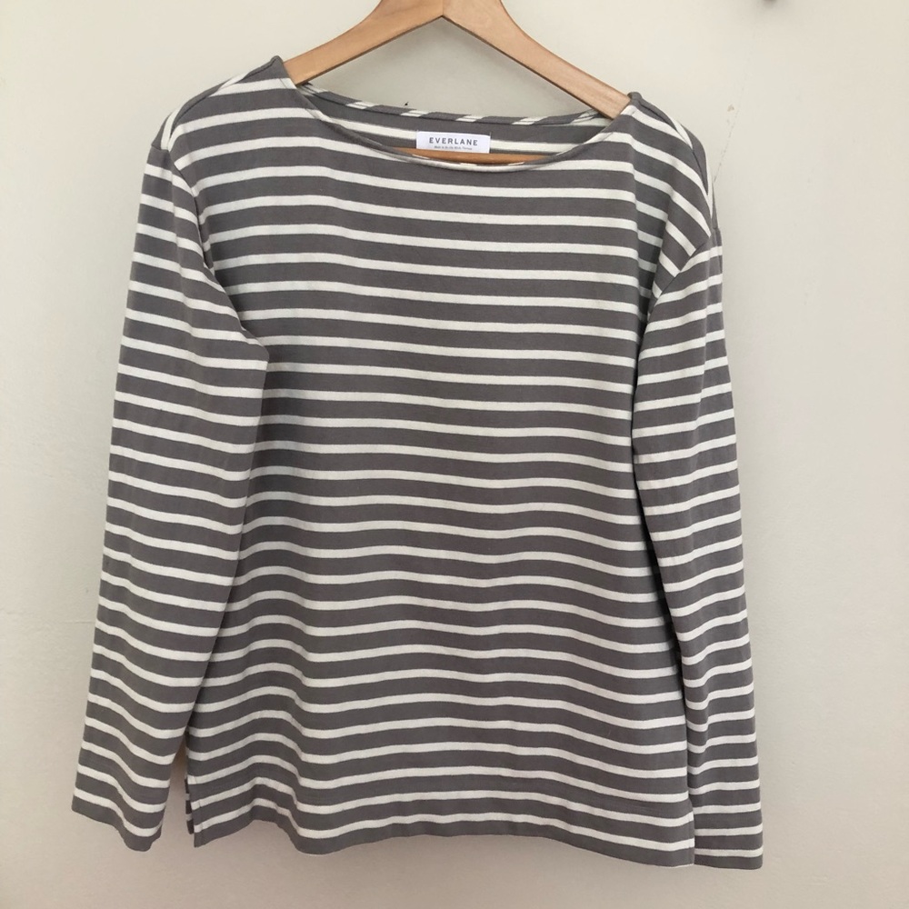 Everlane The Heavyweight Tee (Striped)